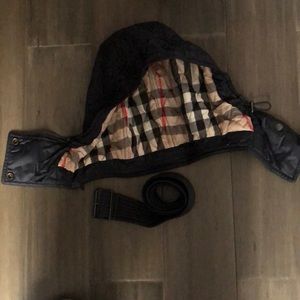 Authentic Burberry hoodie and belt for jacket